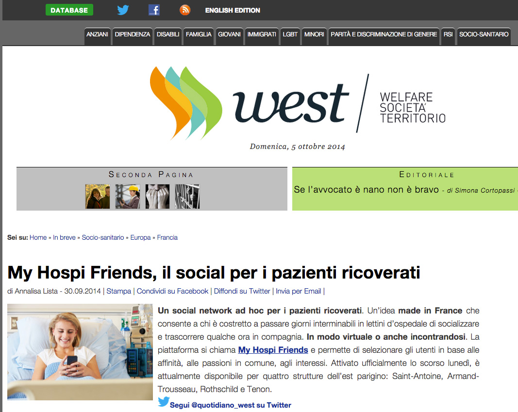 West - My Hospi Friends