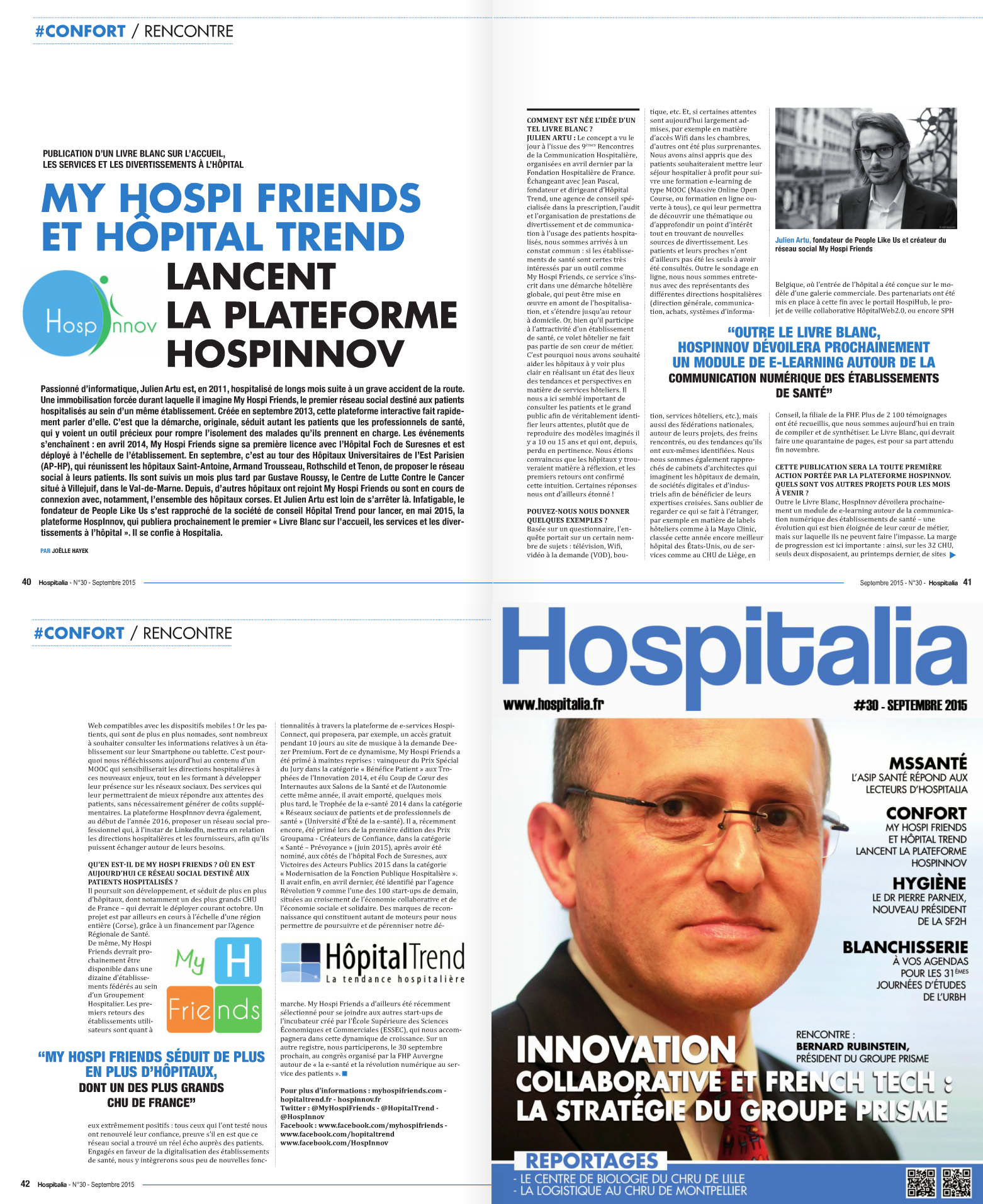 Hospitalia Magazine - My Hospi Friends